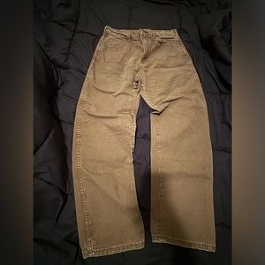 Vintage 90s Dickies Faded chocolate brown carpenter pants